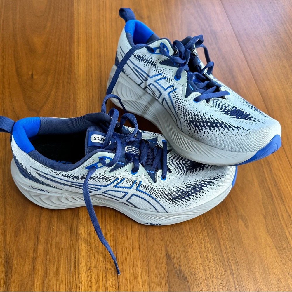 ASICS Gel Cumulus 25 Men’s Size 9 in Piedmont Grey/Illusion Blue